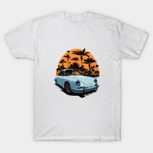 Porsche 356 Vintage Car Art T-Shirt